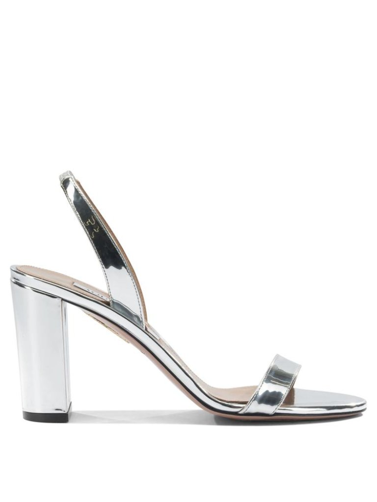 Aquazzura So Nude Block 85mm Heeled Sandals It 37 Women